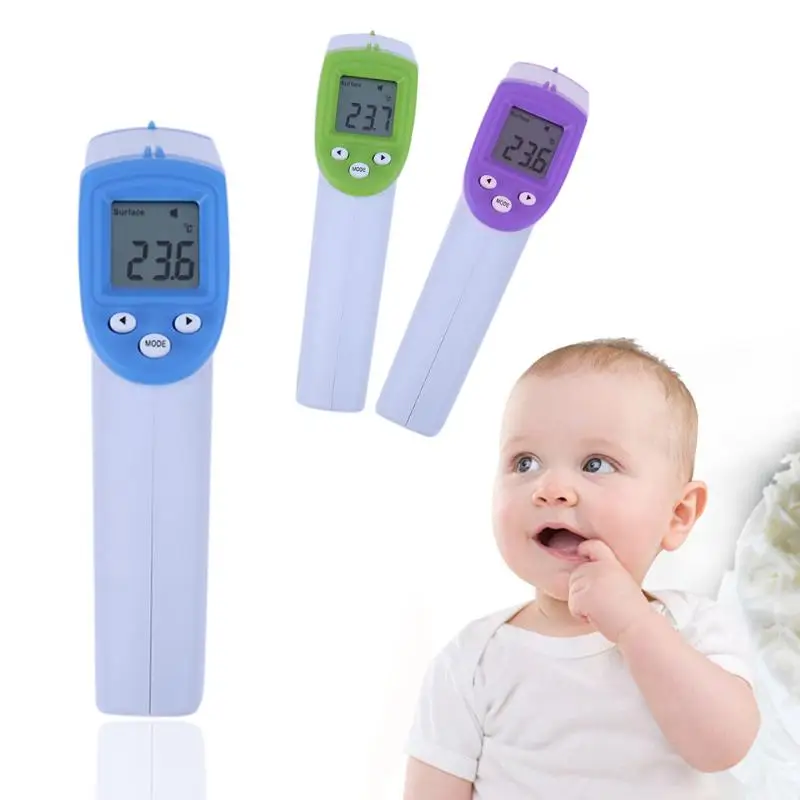 Digital Thermometer Infrared font b Baby b font Adult Forehead Non contact Infrared Thermometer With LCD
