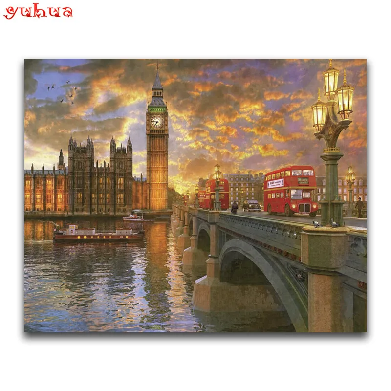 Full Square Diamond painting landscape DIY 3D Diamond mosaic lighthouse Full Round Diamond embroidery Cross stitch sea_