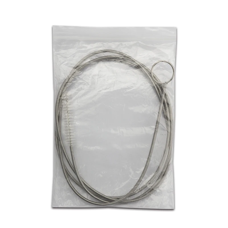 Beer Silicone Pipe Cleaner Air Pump Hose Tube Spiral Cleaning Brush 150cm Filter Pipes suit for 8-10 mm silicone tube straw cleaner brush