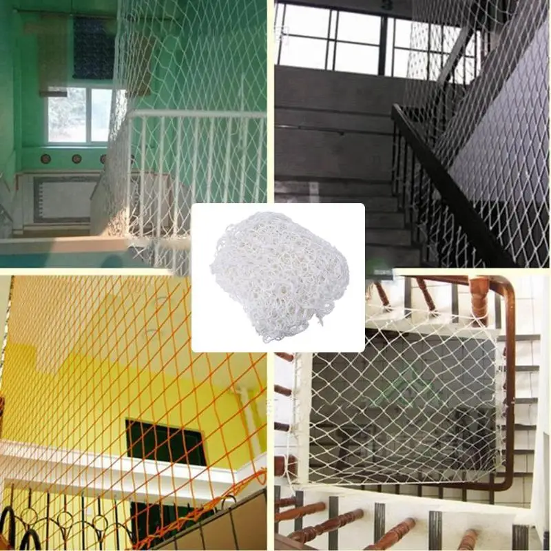 

Nylon Rope Safety Protecting Net Outdoors Climbing Engineering Home Railing Stairs Balcony Protector Anti Falling Net