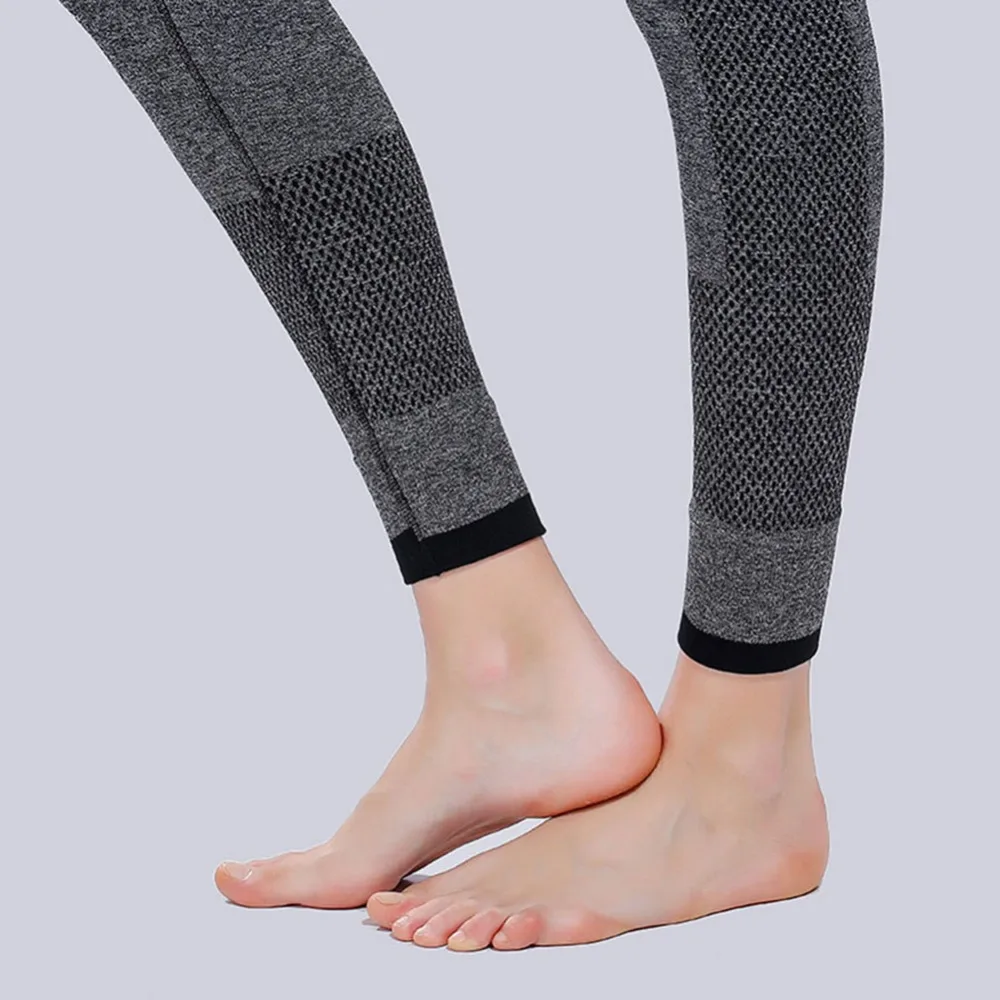 JGS1996 Breathable Quick Dry Running Fitness Sports Tights Sport Leggings Women Yoga Pants Elastic Waist Sports Leggings Trouser