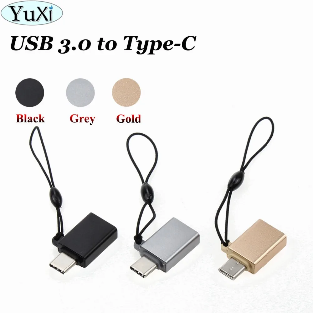 

YuXi USB 3.0 Type-C OTG Cable Adapter Type C USB-C OTG Converter for One plus 6 5 for Xiaomi mi 8 6 for Huawei USB C OTG Adapter