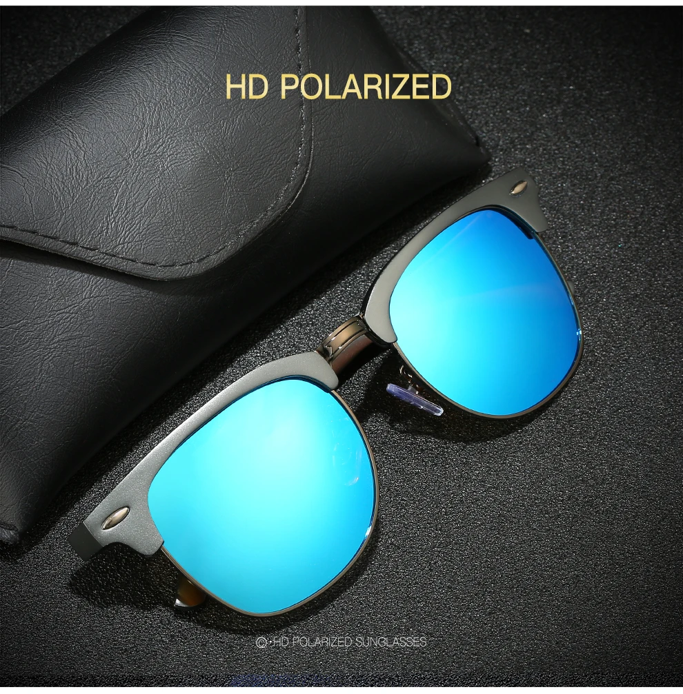 DEARMILIU брендовые дизайнерские поляризационные солнцезащитные очки для мужчин/женщин алюминиевые-магниевые лучи солнцезащитные очки классические ретро очки для улицы