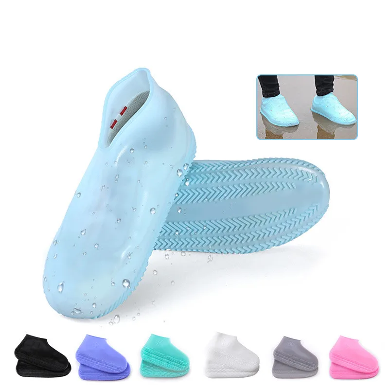 

Silicone Rain Shoe Cover Beam Port Overshoes rain boots Slip Waterproof Raincoat High-Top Wholesale Bulk Accessories Supplies