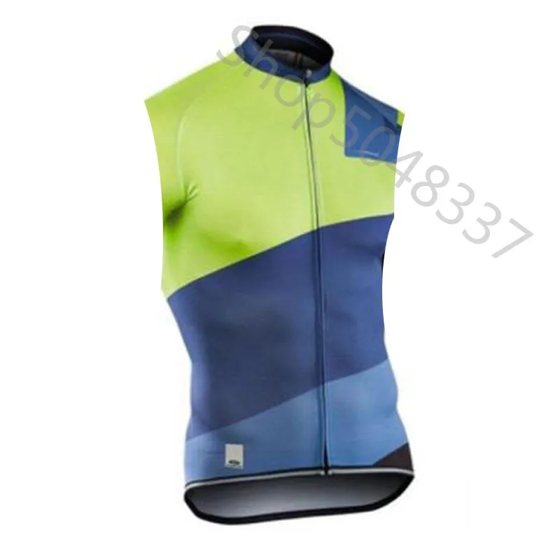 Polyester Cycling Sleeveless Jersey Pro Cycling Vest Shirt Summer MTB Racing Bike Cycling Sportswear For Men NW