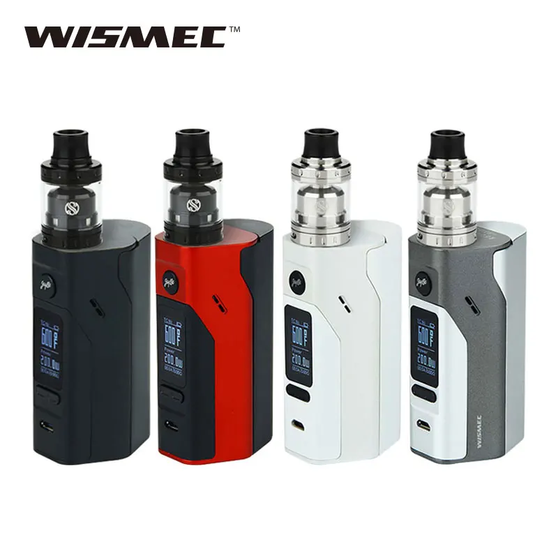 Original WISMEC RX2/3 Vaping Kit 200W rx23 Box Mod & AUGVAPE Merlin Mini RTA 2ml Atomizer Tank Electronic Cigarett Vs Smok Alien original wismec rx2 3 mod augvape merlin mini tank 2ml rta atomizer vaping 200w rx23 tc box mod e cig vaping vs smok alien kit