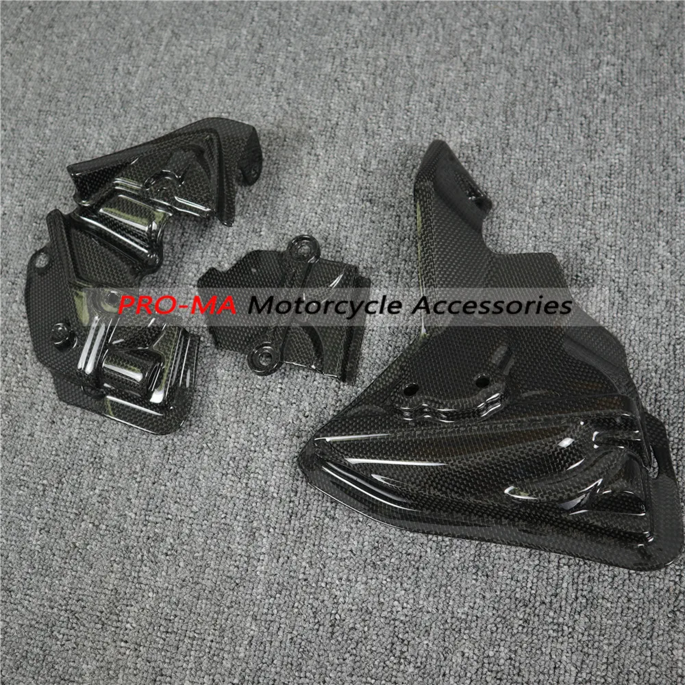 Крышка для ремня мотоцикла, набор из углеродного волокна для Ducati Panigale 1199 1299, обычная 7-2