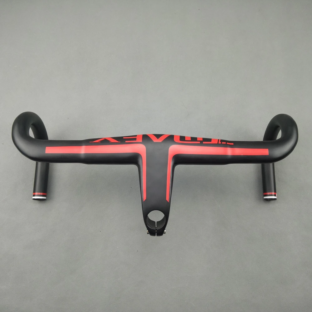 

New type carbon handlebar bicycle integrated handlebar with new road carbon fiber parts carbon stem matte