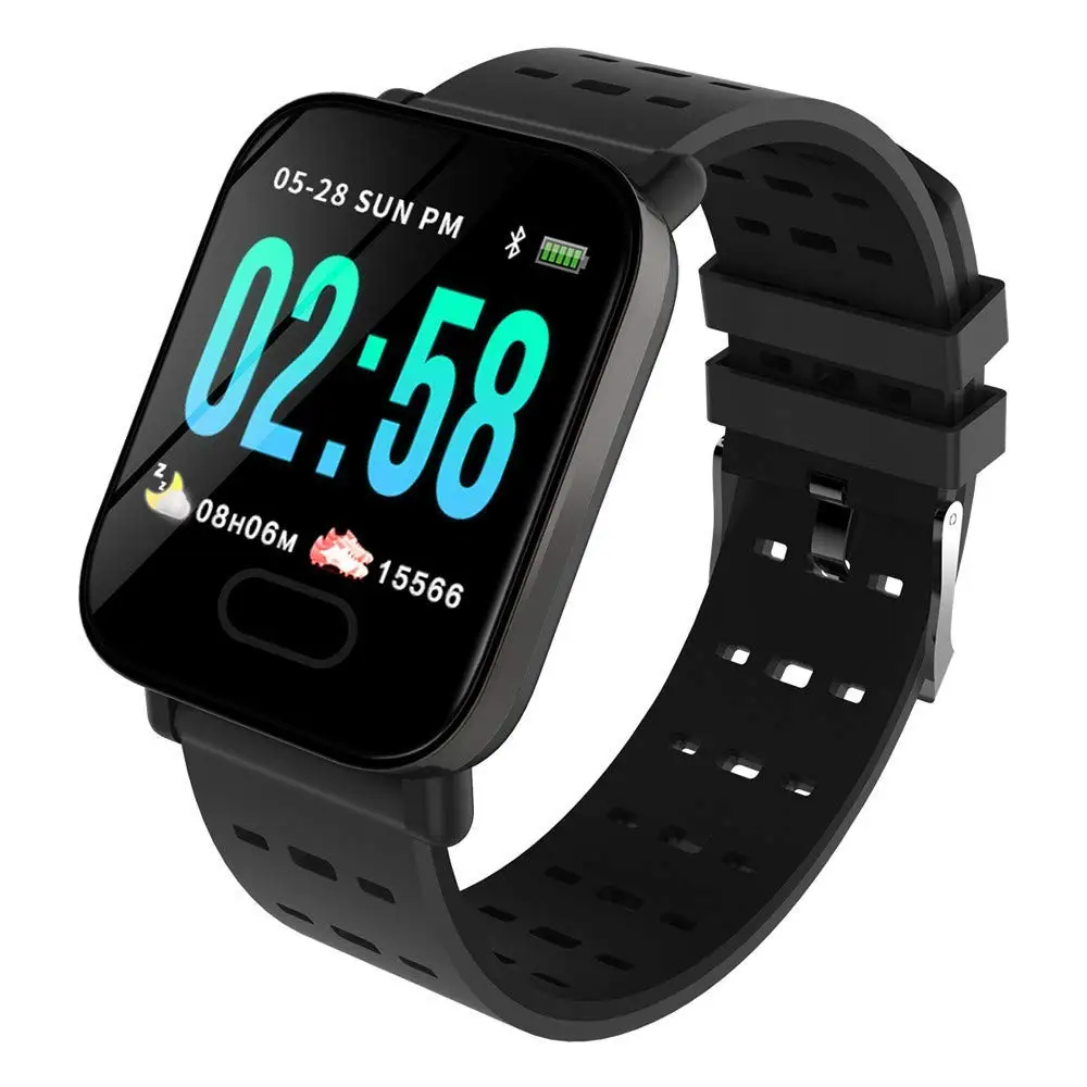 

Promotion--M20 Smart Bracelet Color Screen Heart Rate Blood Pressure IP67 Waterproof Sports Step Bluetooth Bracelet