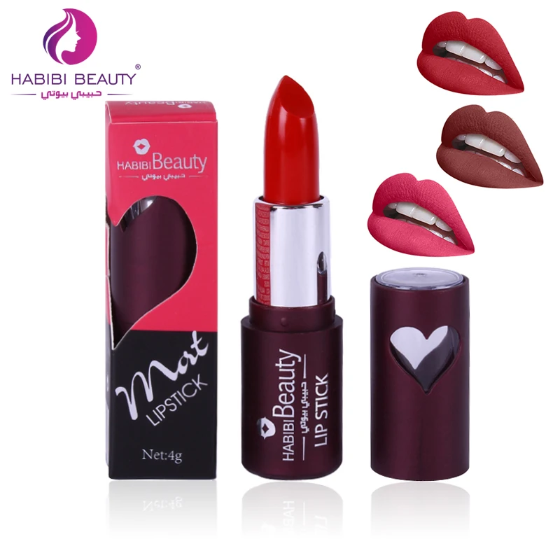 

1PC Professional Matte Lip Stick Beauty Long Lasting 12 Color Waterproof Pigmented Brown Sexy Dark Red Matte Lipsticks Lot new
