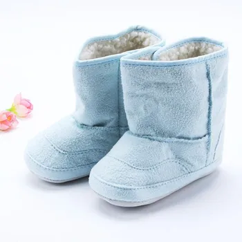 

Baby Infant Boots Toddler Crib Shoes Boys Girls Fur Winter Snow Shoes Boots