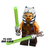 Única Venda de super-heróis de star wars Rogue One Ahsoka Tano modelo de blocos de construção tijolos brinquedos para as crianças brinquedos menino