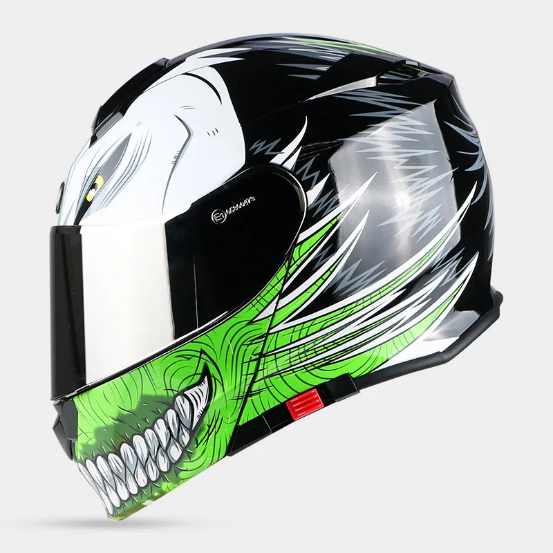 TORC moto rcycle шлем полный шлем флип-ап шлем мото rbike moto rcross capacete cascos para moto ECE гоночный шлем T271 - Цвет: SIMLE- GREEN