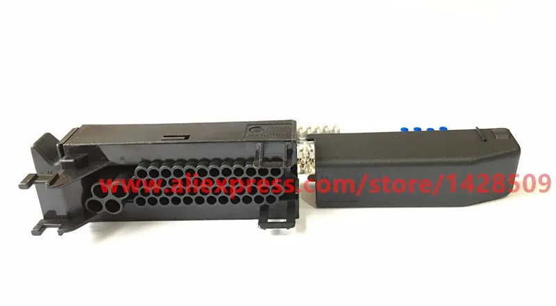 52 Pin Коробка передач двигателя ЭБУ вилка 1J0906380B 1393450-1 авто компьютер сварку пластины Управление Системы разъем для VW Audi 09G09D