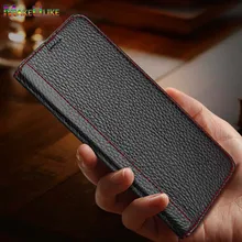 Чехол-книжка из натуральной кожи для iPhone 7, 8 Plus, X, XR, XS Max, чехол Conque, магнитный чехол для телефона, чехол для iPhone X, XR, XS, MaX, Funda