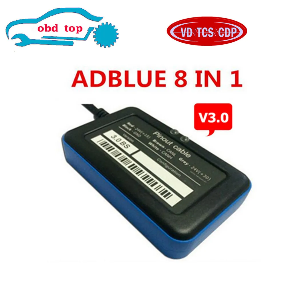 Best Quality CHIP 10PCS Promo! Support euro 6 Adblue 8in1 New Arrival 8 in 1 AdBlue Emulator V3.0 with NOx sensor | Автомобили и