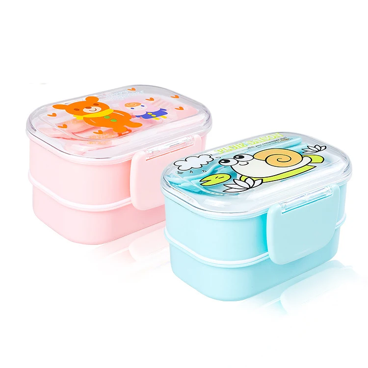 Высокое качество портативный контейнер для еды милый Bento Box, японский мультфильм суши коробка обеденное ведро для детей креативные парные коробки