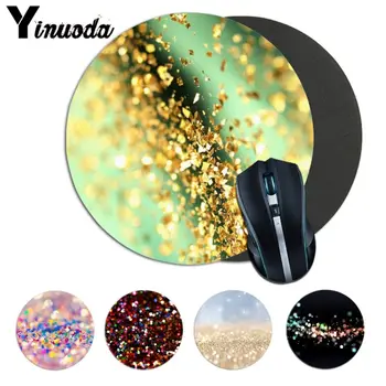 

Yinuoda Non Slip PC Glitter Rubber PC Computer Gaming mousepad DIY Luxury High-end Protector game gamer mousepad desk mat