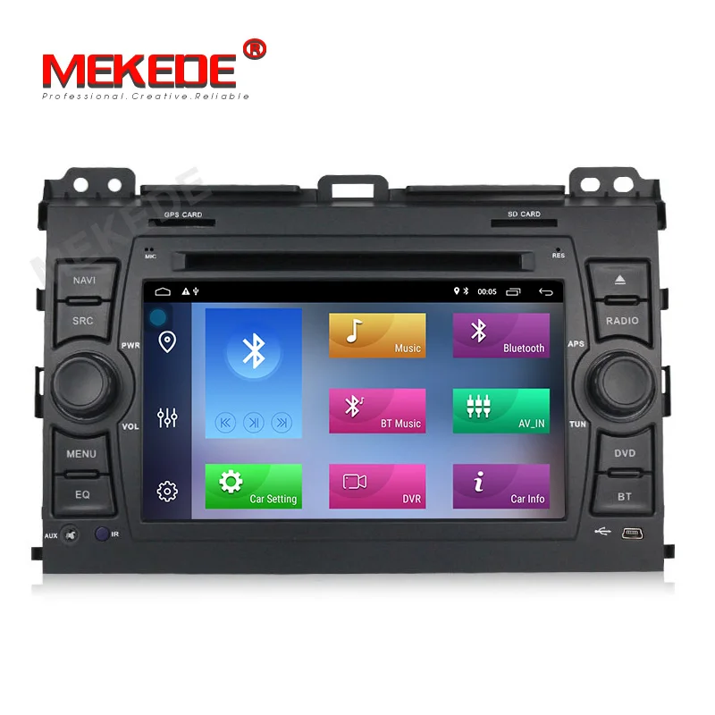 Flash Deal New arrival!Mekede android 9.1 Car multimedia system for Toyota Prado 120 2004-2009 with 2GB+32GB GPS navigation radio player 2