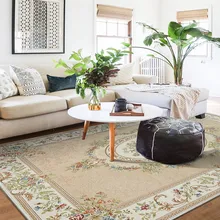 Большой размер классический американский стиль журнальный столик для гостиной ковер, классический винтажный пасторальный ковер для украшения дома