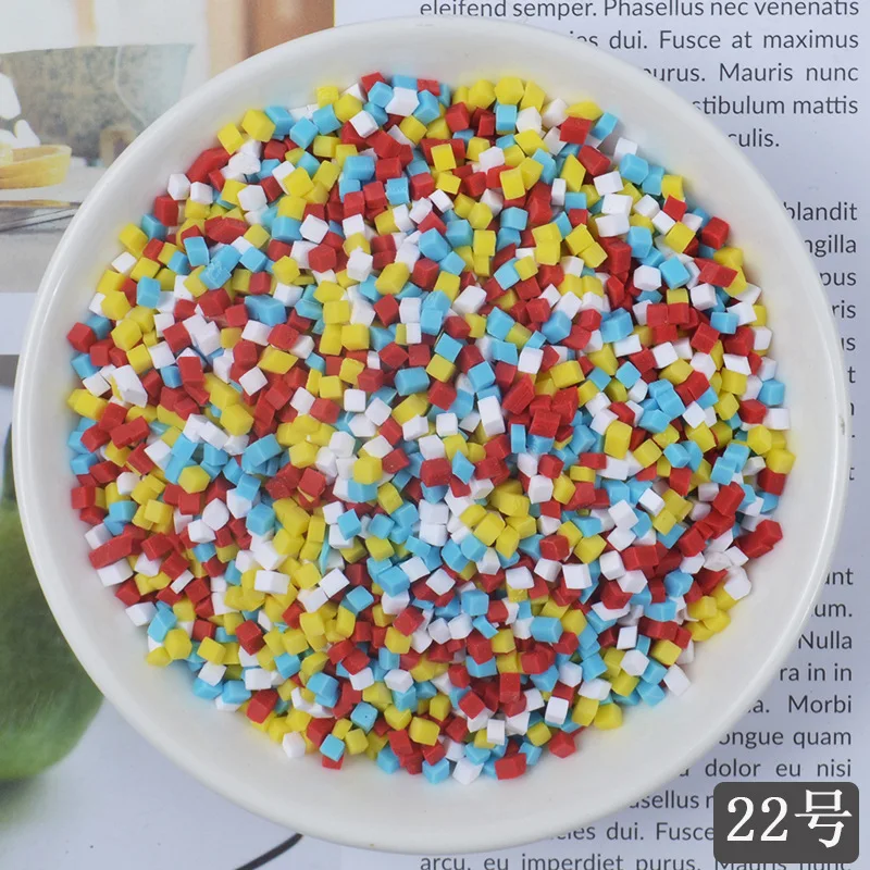 1 кг 27 цветов слизи глина разбрызгивает наполнитель DIY Поставки конфеты поддельные торт десерт грязь украшения игрушки аксессуары