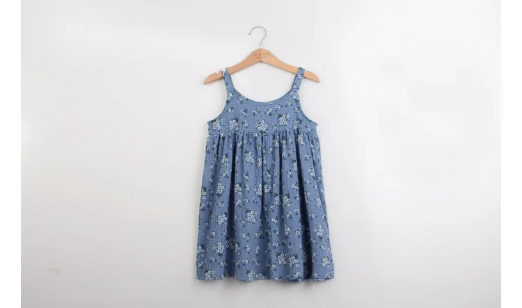 little teenage girls cute dress floral printed kids sundress sleeveless kids princess dress summer 2017 children dress clothing (5)