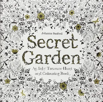 

Secret Garden: An Inky Treasure Hunt and Coloring Book( free 12 colors pencil)