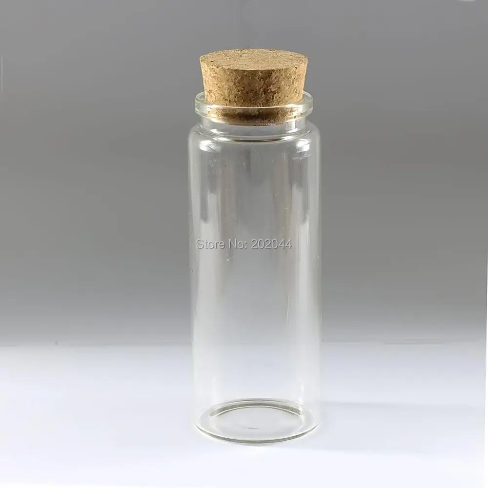 5pcs150ml47120mm185472inSmallGlassBottlesVialsJarsWith