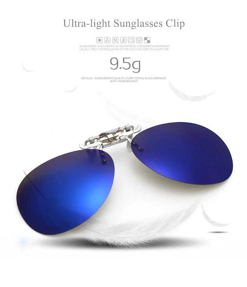 Yooske Mens Polarized Clip On Sunglasses Men Women Pilot Sun Yooske Mens Polarized Clip On Sunglasses Men Women Pilot Sun
