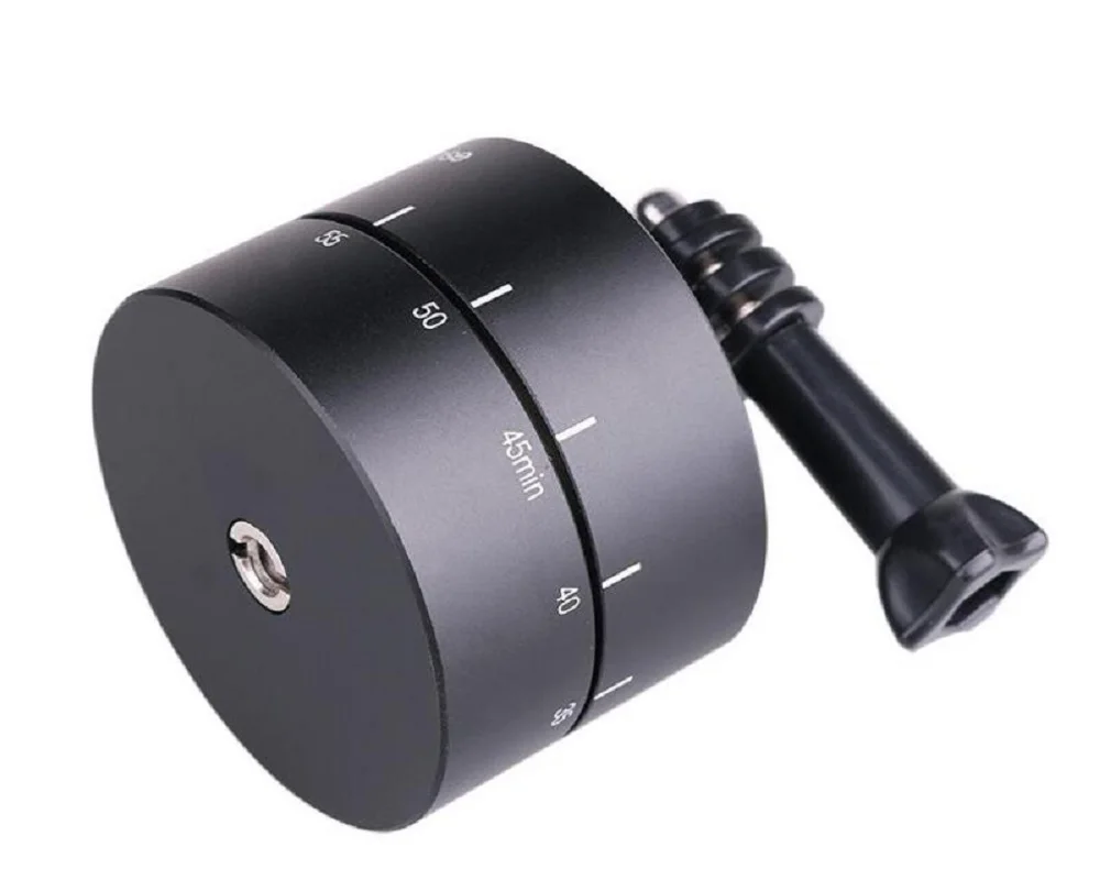 Для панорамной замедленной съемки 60 мин 120 мин таймер штатива вращающимися на Стабилизатор задержки для SJ4000 SJCAM Экшн-камера Xiaoyi для экшн-Камеры Gopro Hero 7/6/5/4/3+/3/2/1