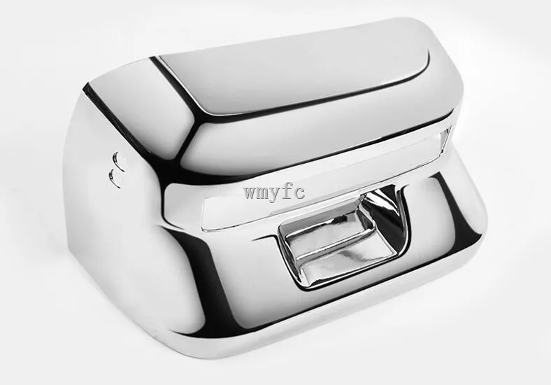 

Car-styling ABS Chrome Rear License Plate Frame Trim For Toyota Land Cruiser Prado FJ150 J150 2018 Accessories LICENSE FRAME