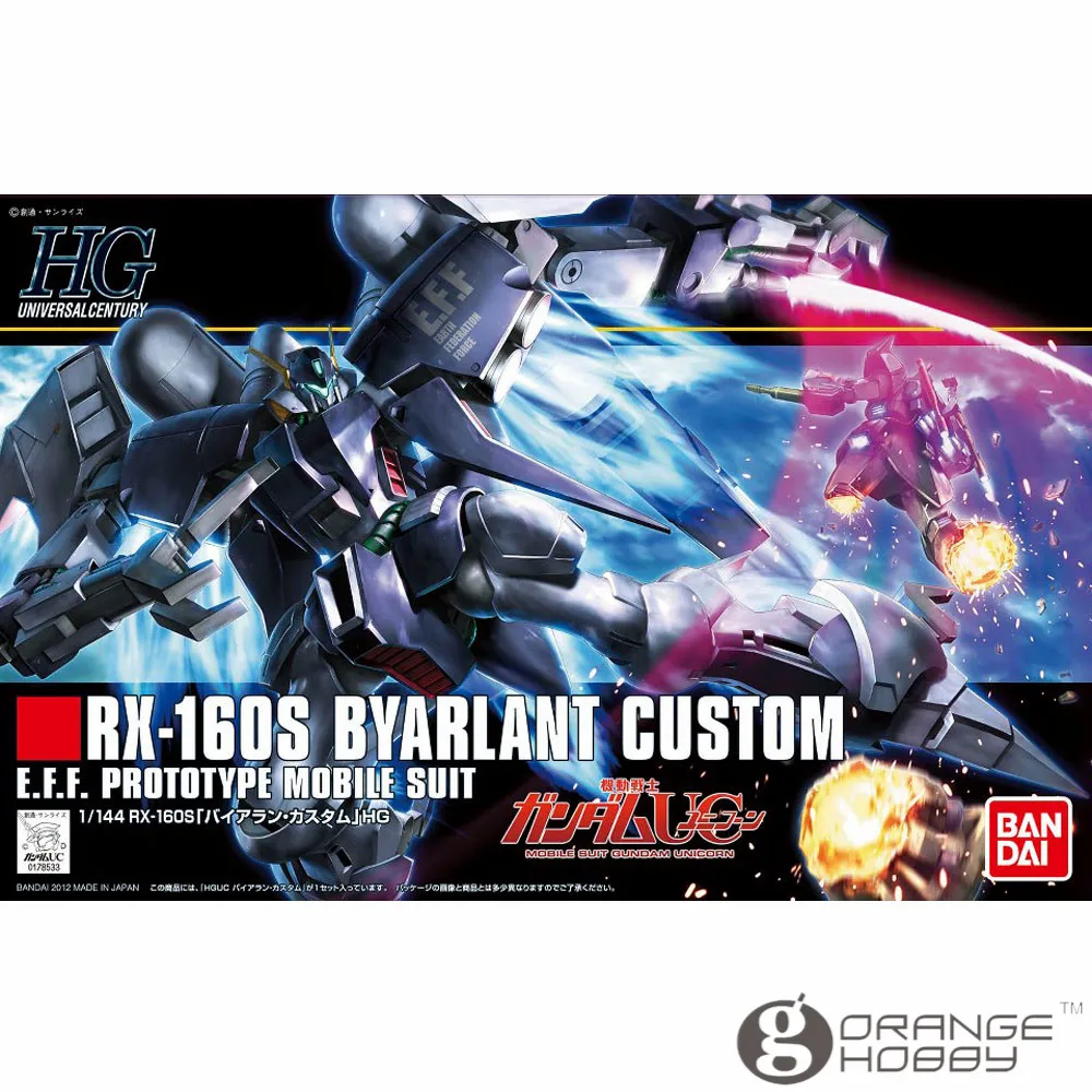 

OHS Bandai HGUC 147 1/144 RX-160S Byarlant Custom Mobile Suit Assembly Model Kits