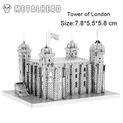 3D DIY металлическая головоломка модель башни Лондона лазерной резки Головоломки Лучшие подарки для любимого друзей детская коллекция