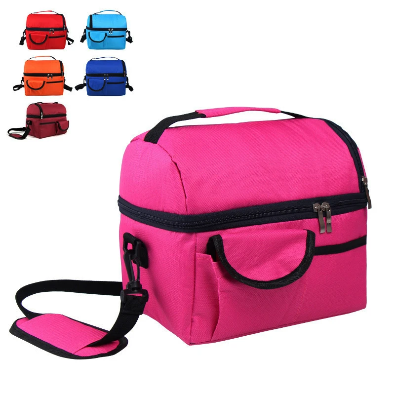 

Large Thicken Folding Fresh Keeping Waterproof Nylon Cooler Bag Lunch Bag For Steak Insulation Thermal Bag Insulation Ice Pack