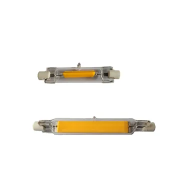 

R7S LED COB glass tube j78 r7s 4W 78mm 500lm led light bulbs j118 cob 8W 118mm 1000lm bulb AC220V-240V Replace Halogen