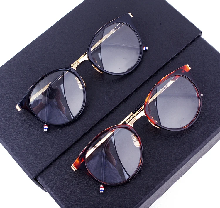 

New thom Retro brand Metal frame TB911 eyeglasses glasses frame myopia reading eye glasses with original package eyewear Oculos