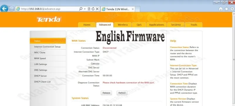 tenda w311r En-firmware - 2R1