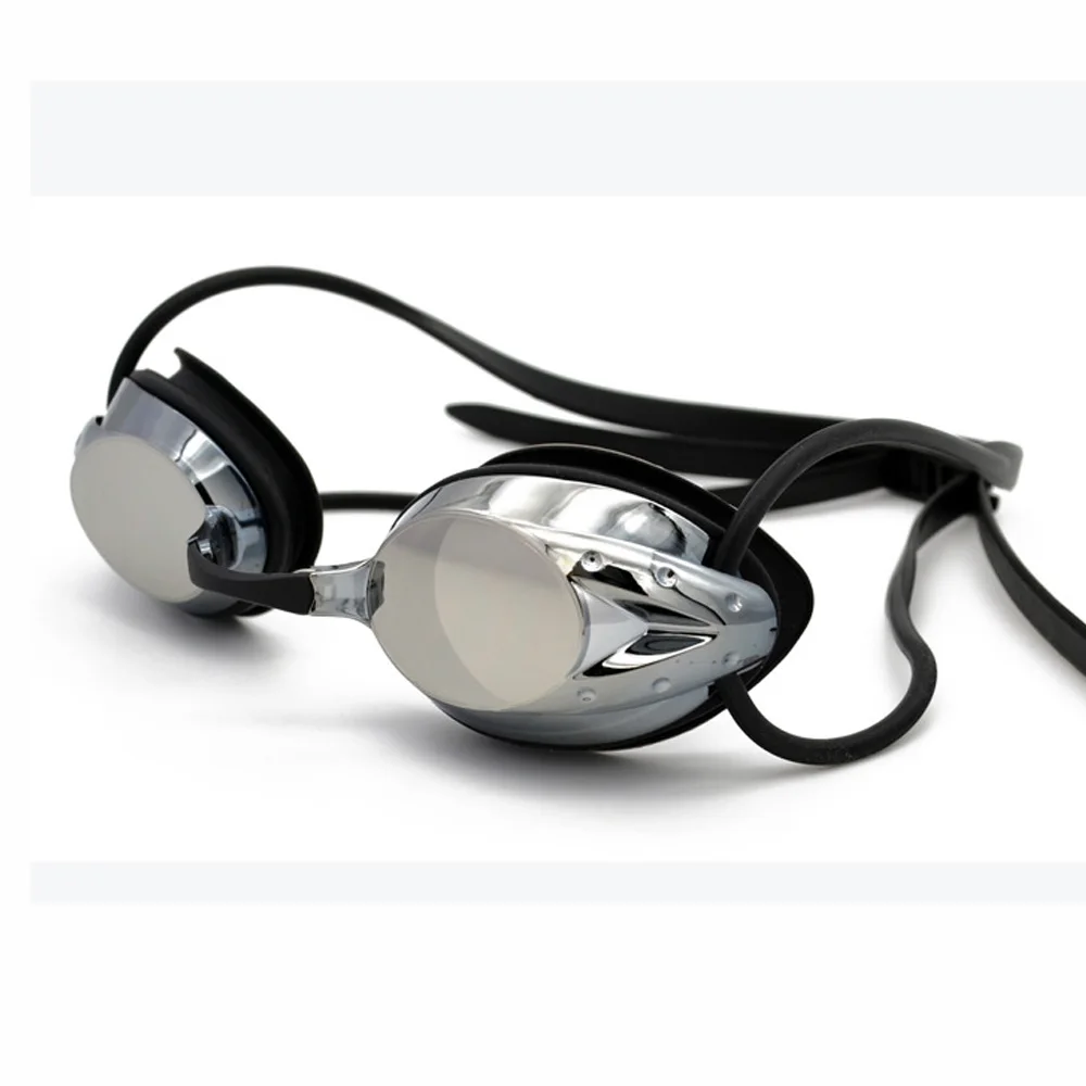 

DEEPGEAR Swim eyewear Coated polycarbonate lens silicone eyecup and strap Unisex racing goggles PP box protection swim glasses