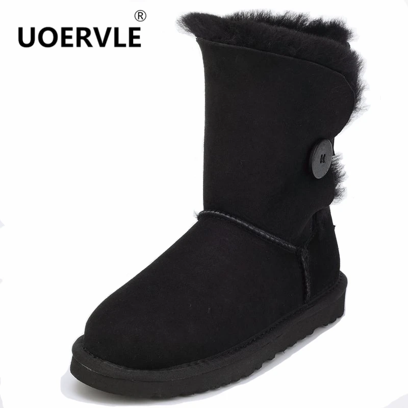 UOERVLE New Brand Women Winter Shoes Australia Classic Snow Boots Warm