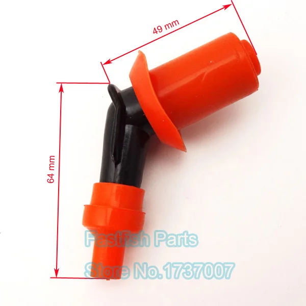 

Orange GY6 Spark Plug Cap Racing Ignition For ATV Quad Pit Dirt Moped Scooter Monkey Bike Motocross Motorcycle