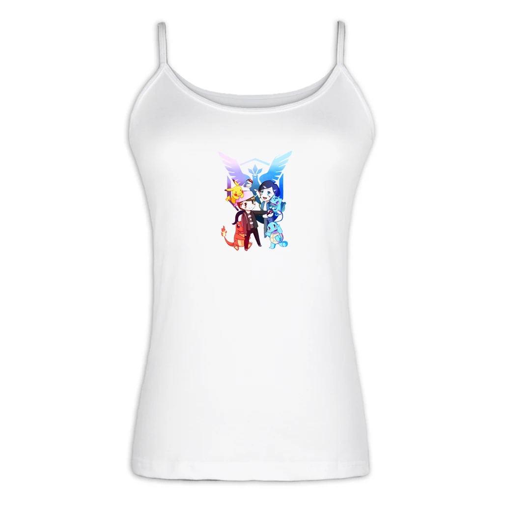 

Gotta Catch Em All Phan Pokemon Charmander Bulbasaur Squirtle Pokeball Camisole Tank Top Women Girl Lady Harajuku Cotton Singlet