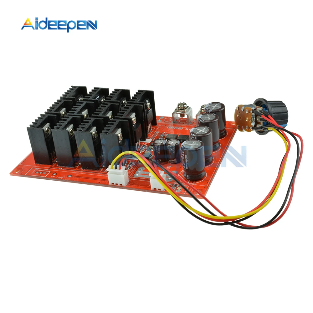 

DC 10-50V 60A Motor Speed Controller Module Board PWM HHO RC 12V 24V 48V 3000W with Extension Control Switch
