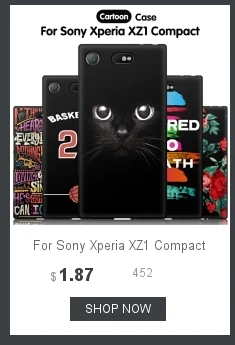 JURCHEN чехол для телефона для sony Xperia XZ1 Compact Cover G8841 G8842 Мягкий ТПУ силиконовый чехол с рисунком для sony Xperia XZ1 Compact чехол