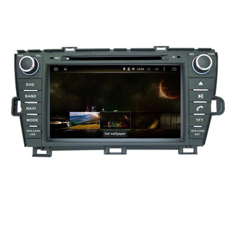 Cheap Ectwodvd Octa Core/Quad Core 4G/2G Android 9.0 Car Multimedia DVD Player for Toyota PRIUS right driving 2009- Radio+GPS 13