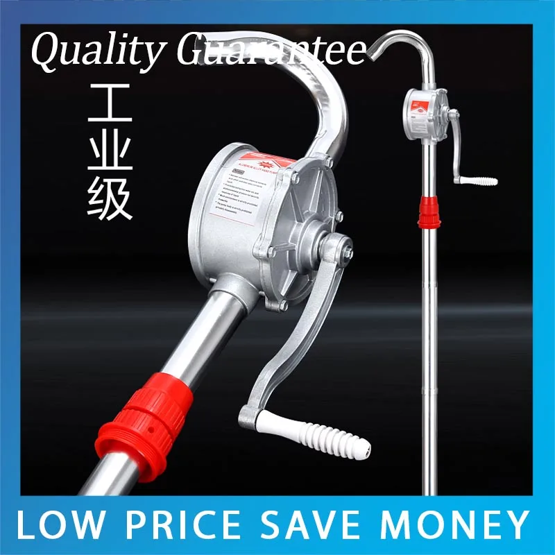 Aluminum Alloy Hand Pump Portable Oil Drum Pump Manual Fuel Transfer