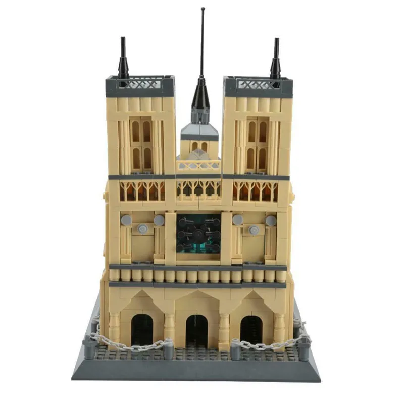 

1380pcs World Architecture Notre Dame Cathedral of Paris Building Blocks Brick Toy Classic Landmark Model Bricks Toys for Kids