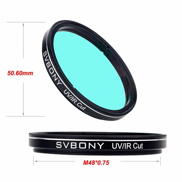 SVBONY " Фильтр UV / IR CUT Block для астрономического телескопа Инфракрасный фильтр Moon с монохромным CCD для астрофотографии F9127B