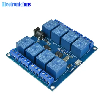 

New 5V 10A USB 8 Channel Relay Upper Computer ICSE014A 8-Channel Relay Module