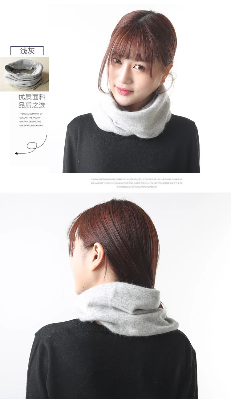 YUNSHUCLOSET women New pattern Cashmere scarf Neck hats 8 kinds of color Higt quality free shipping