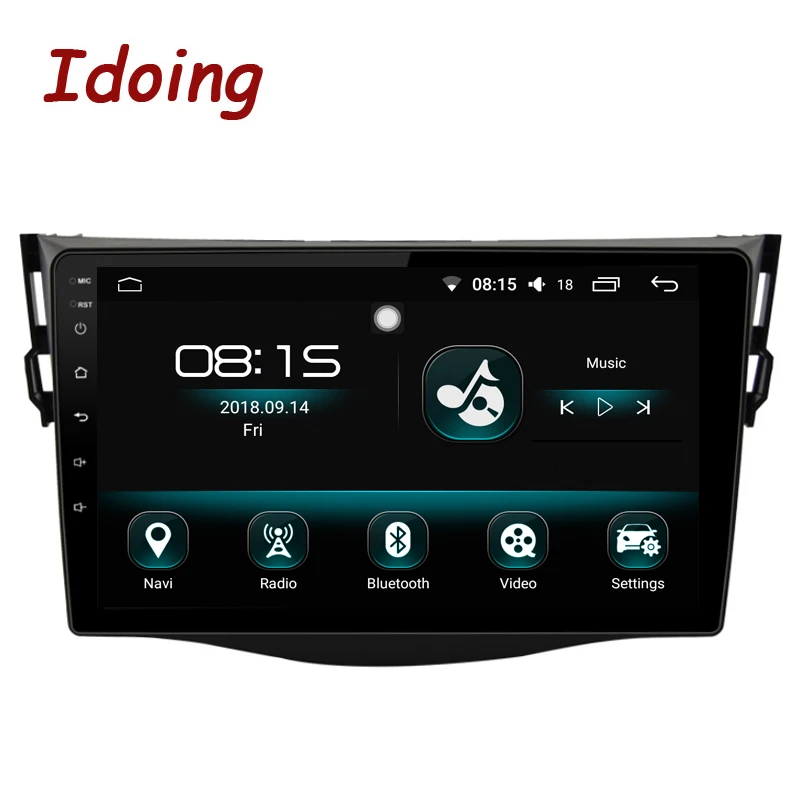 Idoing 10 2 &quot2.5D ips 1 Din Автомобильный Радио Android 8 0 мультимедийный плеер подходит для